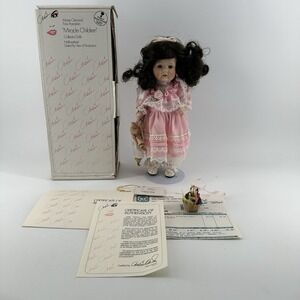 Marie Osmond Doll Katie Mothers Little Helper 9" Porcelain 1992 Complete Has Box